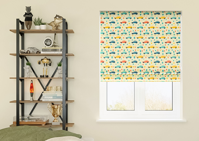 Leafy Lane, Carnival - Twist&Fit Roman Blind - Image 3